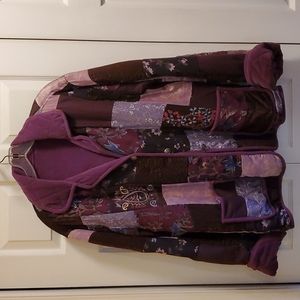 Fluffy fun reversible jacket